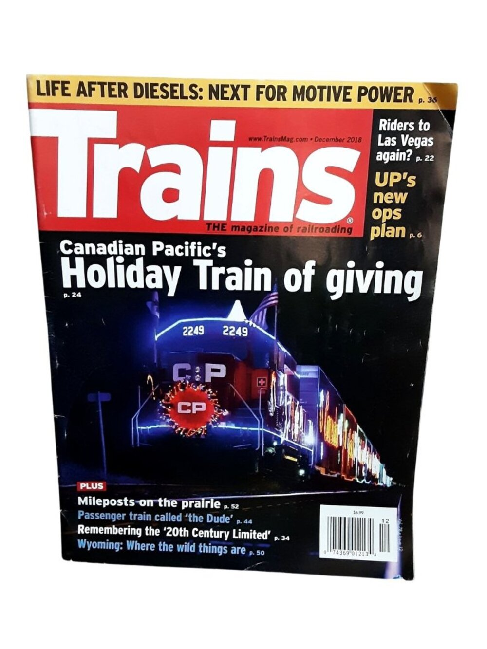 2018 Trains Magazine Canadian Pacific Holiday Train Christmas Railroad CP